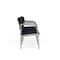 Lesro Lenox Steel 3 Seater with Center Arms, Navy/Midnight Seat, Navy/Midnight Back, 64.5 W 24.5 L 32 H LS3103 - alternate 3